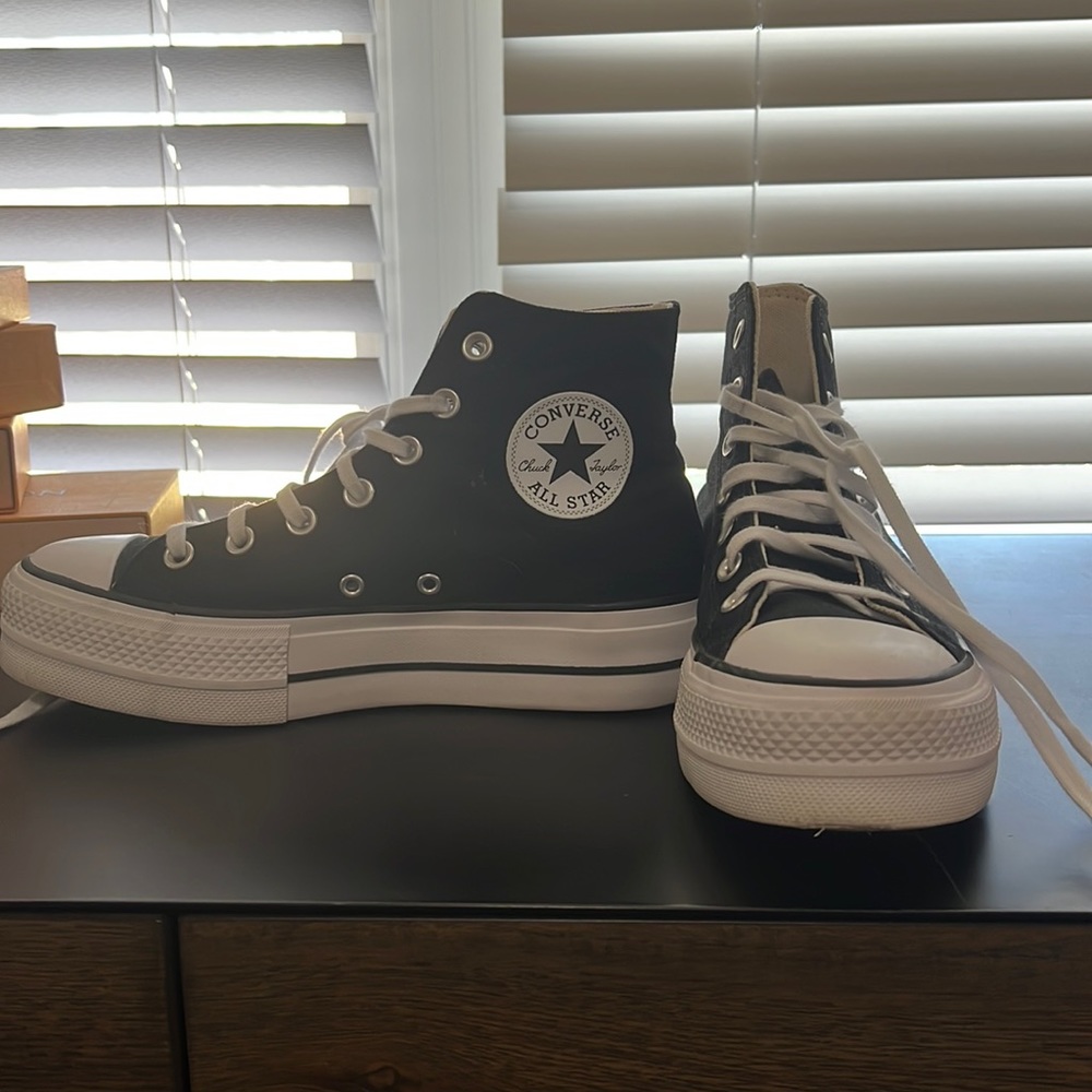 Platform high top converse